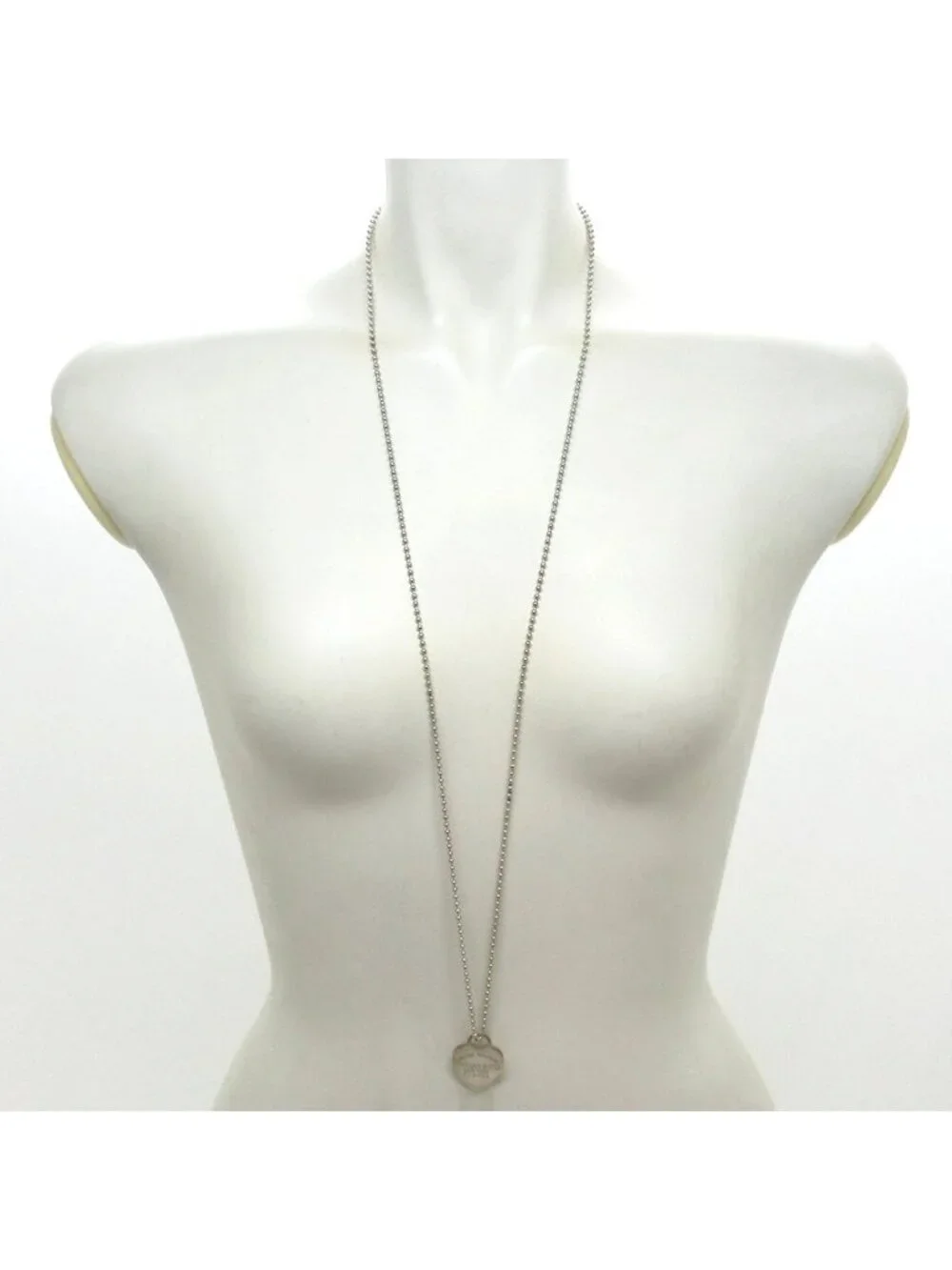 Tiffany & Co Necklace Return to Tiffany Heart Silver Ball Chain